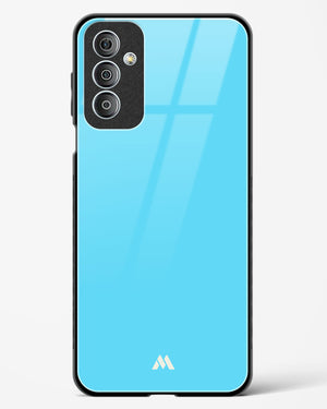 Electric Blue Rhapsody Glass Case Phone Cover-(Samsung)