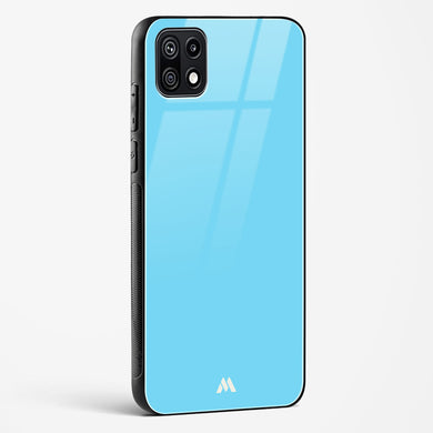 Electric Blue Rhapsody Glass Case Phone Cover (Samsung)