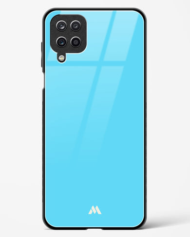 Electric Blue Rhapsody Glass Case Phone Cover (Samsung)