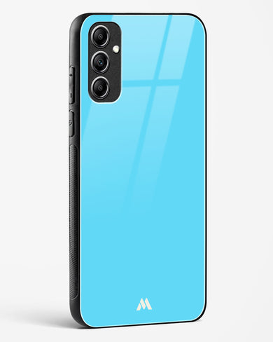 Electric Blue Rhapsody Glass Case Phone Cover (Samsung)