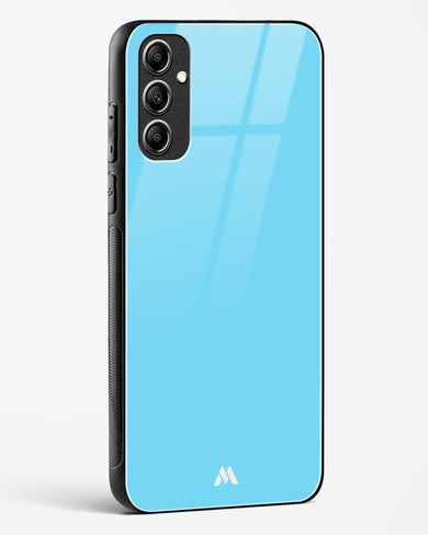 Electric Blue Rhapsody Glass Case Phone Cover (Samsung)