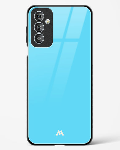 Electric Blue Rhapsody Glass Case Phone Cover (Samsung)