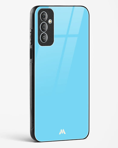 Electric Blue Rhapsody Glass Case Phone Cover (Samsung)