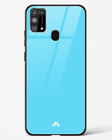 Electric Blue Rhapsody Glass Case Phone Cover (Samsung)