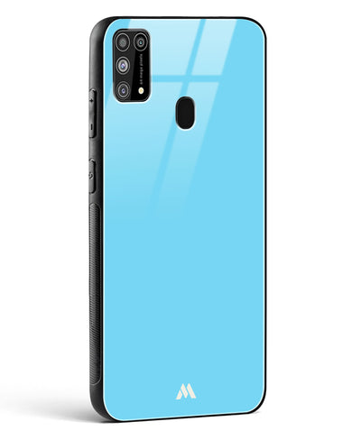 Electric Blue Rhapsody Glass Case Phone Cover (Samsung)