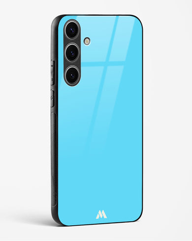 Electric Blue Rhapsody Glass Case Phone Cover (Samsung)