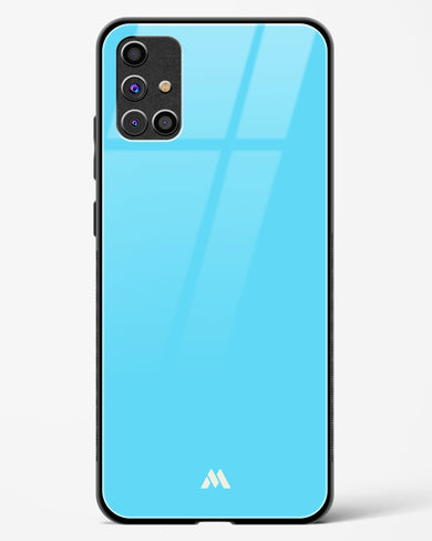 Electric Blue Rhapsody Glass Case Phone Cover (Samsung)