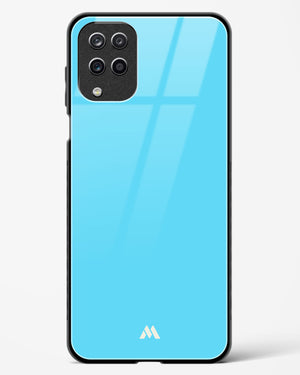 Electric Blue Rhapsody Glass Case Phone Cover (Samsung)