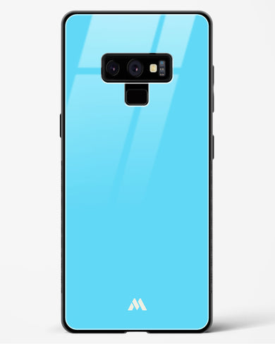 Electric Blue Rhapsody Glass Case Phone Cover (Samsung)
