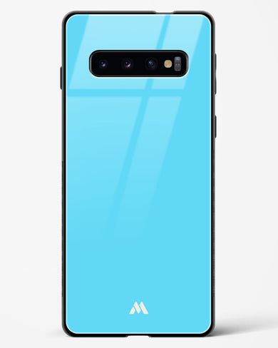 Electric Blue Rhapsody Glass Case Phone Cover (Samsung)