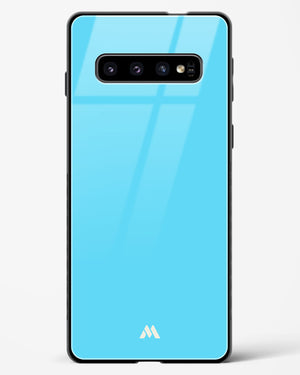 Electric Blue Rhapsody Glass Case Phone Cover (Samsung)