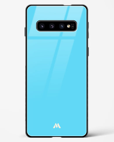 Electric Blue Rhapsody Glass Case Phone Cover (Samsung)