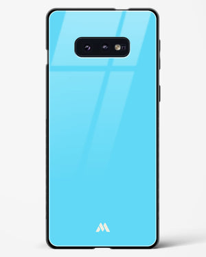 Electric Blue Rhapsody Glass Case Phone Cover (Samsung)