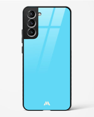 Electric Blue Rhapsody Glass Case Phone Cover (Samsung)