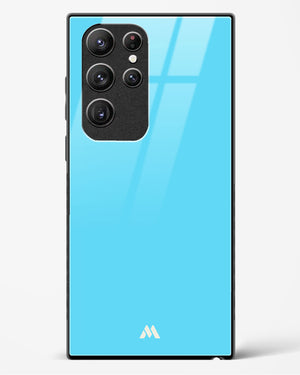 Electric Blue Rhapsody Glass Case Phone Cover (Samsung)