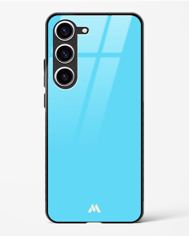 Electric Blue Rhapsody Glass Case Phone Cover (Samsung)