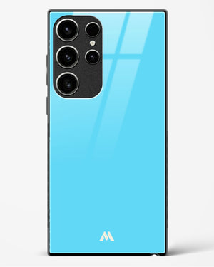 Electric Blue Rhapsody Glass Case Phone Cover (Samsung)