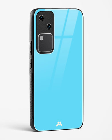 Electric Blue Rhapsody Glass Case Phone Cover (Vivo)