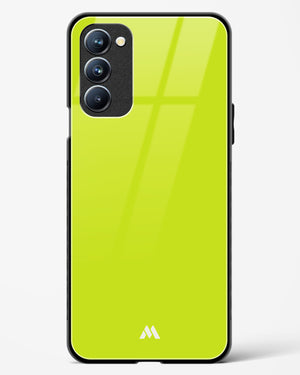 Lime Foam Glass Case Phone Cover (Oppo)