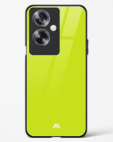 Lime Foam Glass Case Phone Cover (Oppo)