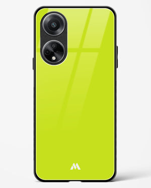 Lime Foam Glass Case Phone Cover-(Oppo)