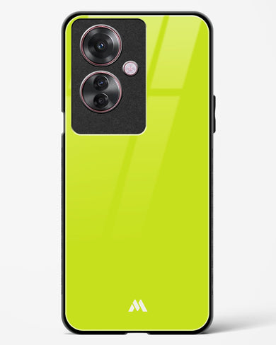 Lime Foam Glass Case Phone Cover (Oppo)