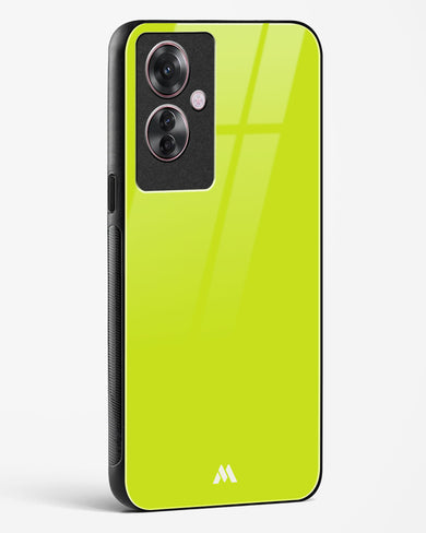 Lime Foam Glass Case Phone Cover (Oppo)