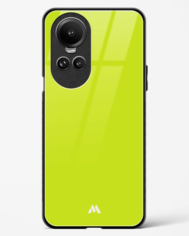 Lime Foam Glass Case Phone Cover (Oppo)