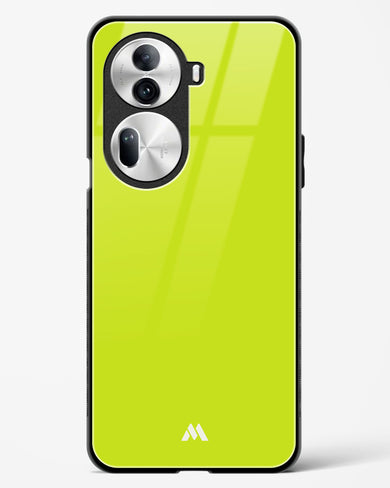 Lime Foam Glass Case Phone Cover (Oppo)