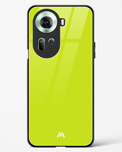 Lime Foam Glass Case Phone Cover (Oppo)