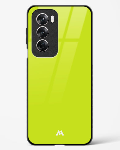 Lime Foam Glass Case Phone Cover (Oppo)