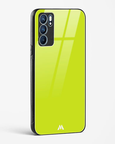 Lime Foam Glass Case Phone Cover (Oppo)