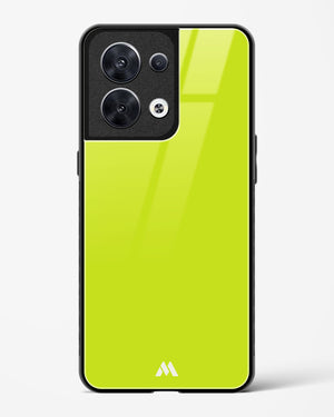 Lime Foam Glass Case Phone Cover (Oppo)