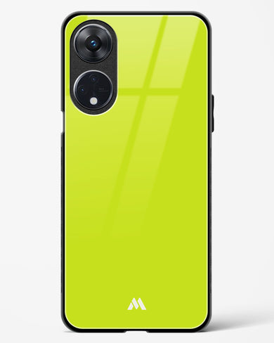 Lime Foam Glass Case Phone Cover (Oppo)