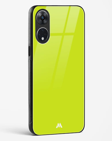 Lime Foam Glass Case Phone Cover (Oppo)