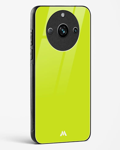 Lime Foam Glass Case Phone Cover-(Realme)