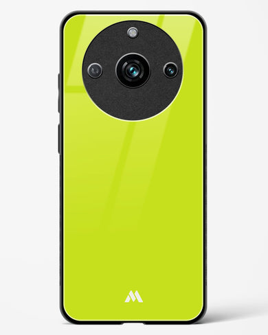 Lime Foam Glass Case Phone Cover-(Realme)