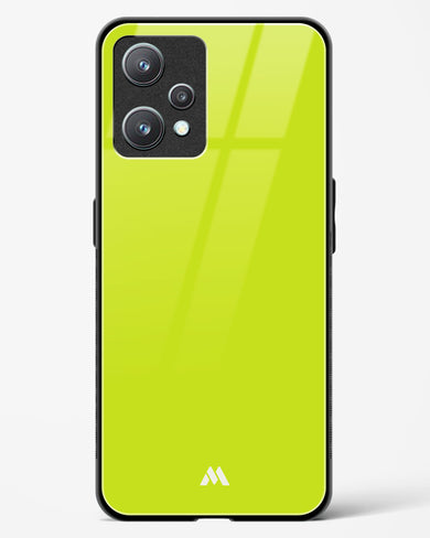 Lime Foam Glass Case Phone Cover-(Realme)