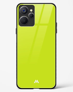 Lime Foam Glass Case Phone Cover-(Realme)