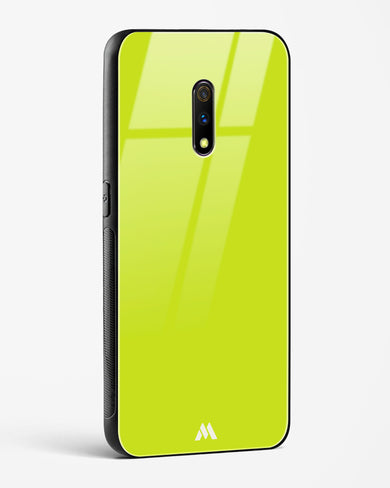 Lime Foam Glass Case Phone Cover-(Realme)