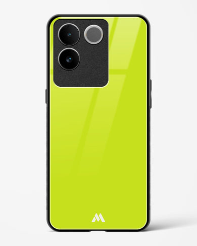 Lime Foam Glass Case Phone Cover-(Vivo)