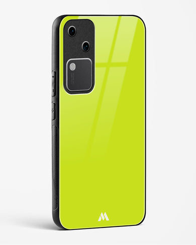 Lime Foam Glass Case Phone Cover (Vivo)