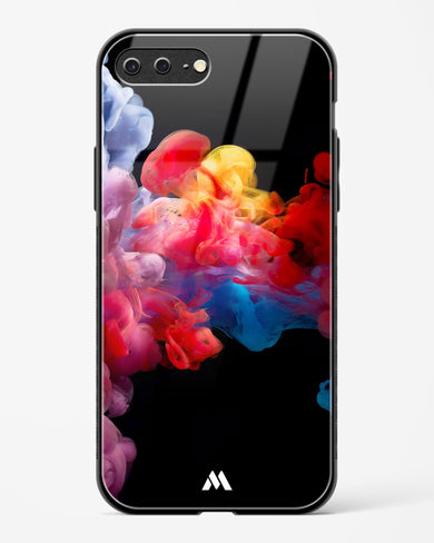 Darker than Night Ink Burst Glass Case Phone Cover (Apple)