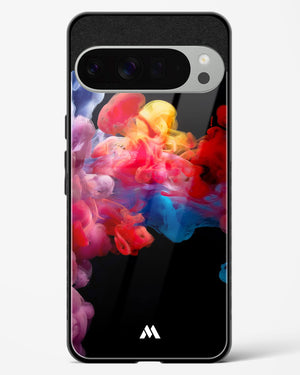 Darker than Night Ink Burst Glass Case Phone Cover (Google)