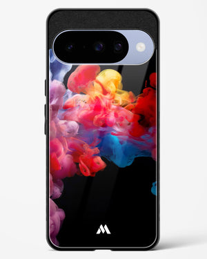 Darker than Night Ink Burst Glass Case Phone Cover (Google)