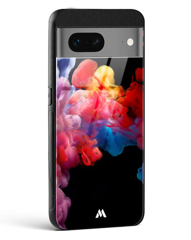 Darker than Night Ink Burst Glass Case Phone Cover (Google)