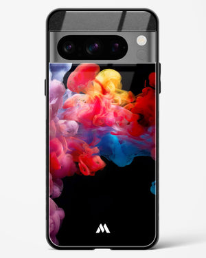 Darker than Night Ink Burst Glass Case Phone Cover (Google)