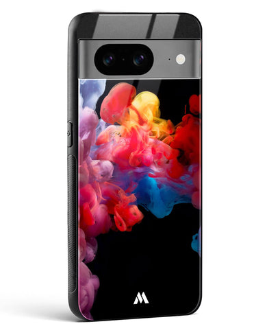 Darker than Night Ink Burst Glass Case Phone Cover (Google)