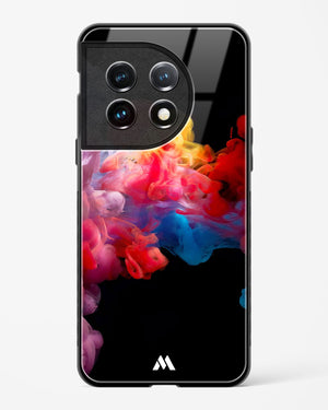 Darker than Night Ink Burst Glass Case Phone Cover (OnePlus)