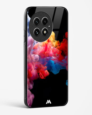 Darker than Night Ink Burst Glass Case Phone Cover (OnePlus)